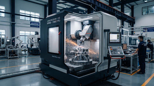 High-Precision 5-Axis CNC Vertical Machining Center