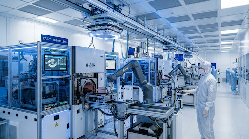 Cleanroom Automated SMT Placement Line and Wafer Handling Robotics